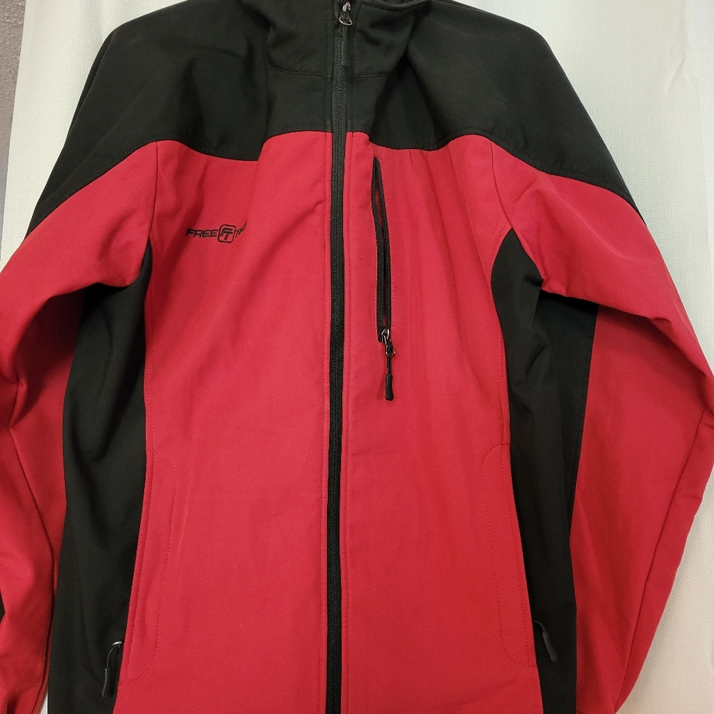 Red and black jacket